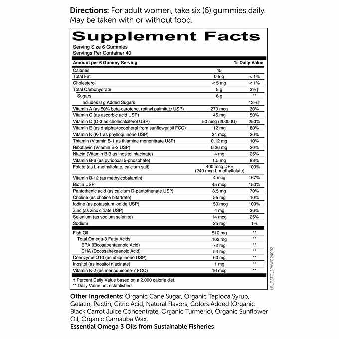 SmartyPants Women's Formula Multivitamin, 240 Adult Gummies SmartyPants女性綜合維生素軟糖 240粒