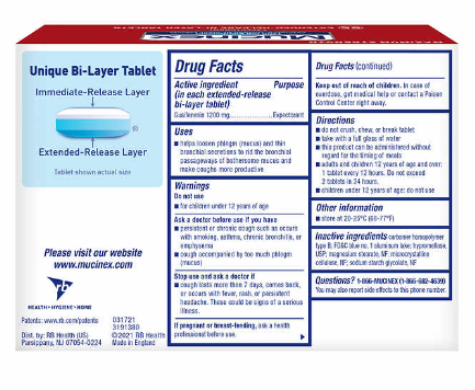 Mucinex Maximum Strength, 56 Tablets 強效化痰 56 碇