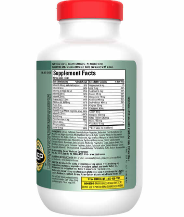 Kirkland Signature Adult 50+ Mature Multi Vitamins & Minerals, 400 Tablets 中老年50歲+復合維生素 400 顆