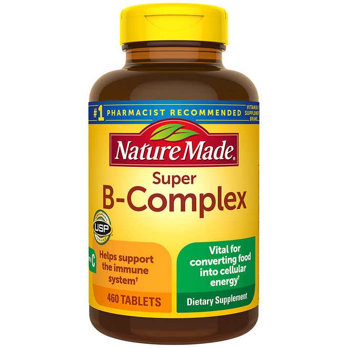 Nature Made Super B-Complex, 460 Tablets 萊萃美 超級B群 460 顆