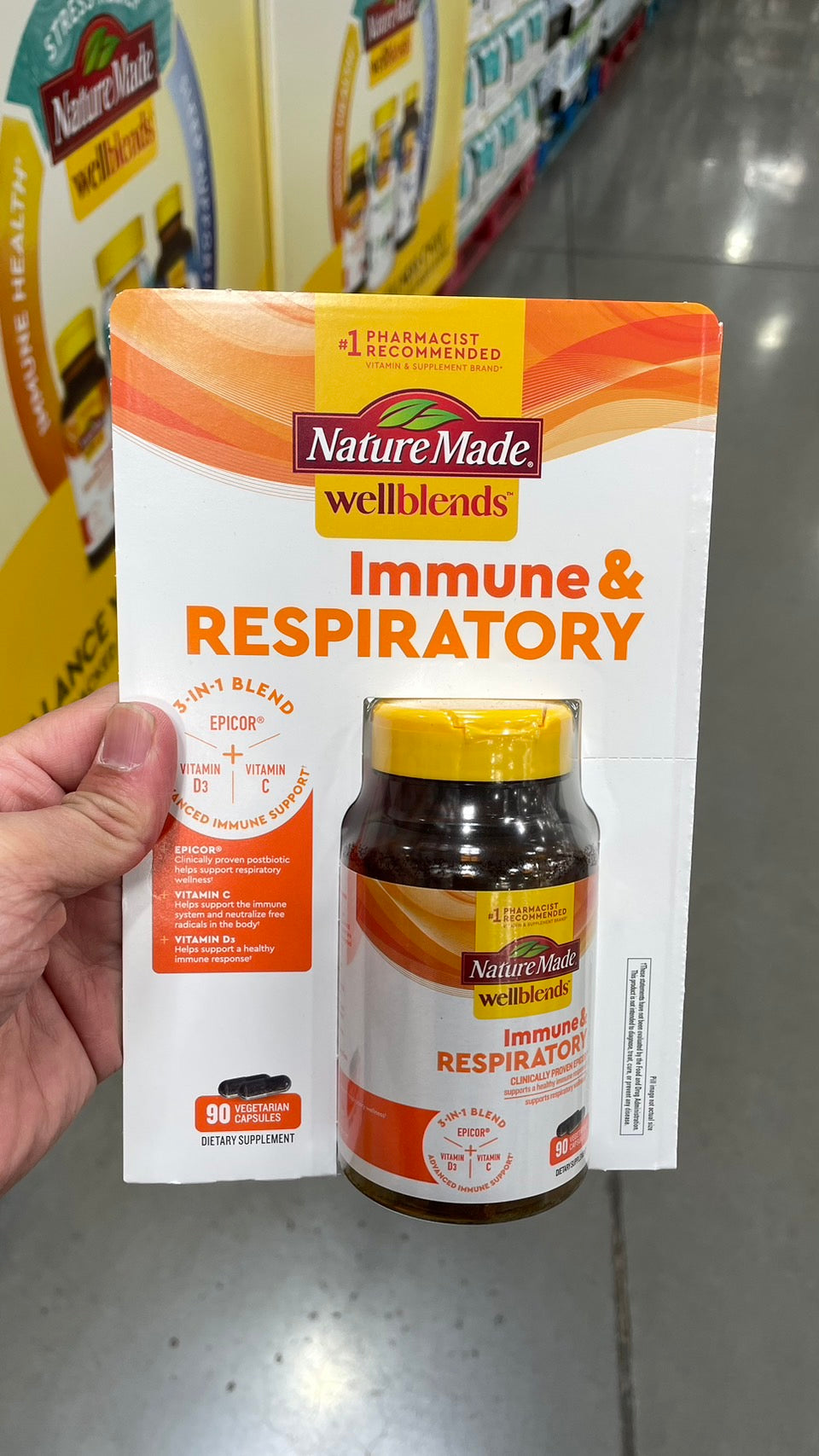 Nature Made Wellblends Immune & Respiratory, 90 Capsules 萊萃美 抵抗力呼吸系統加強 90入