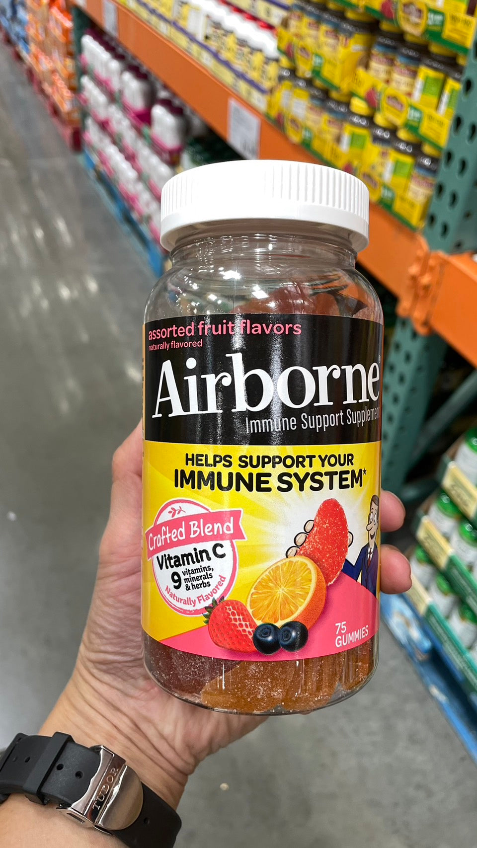 Airborne Immune Support Supplement, 75 Gummies 愛維寶 維生素C抵抗力/免疫力軟糖 75顆