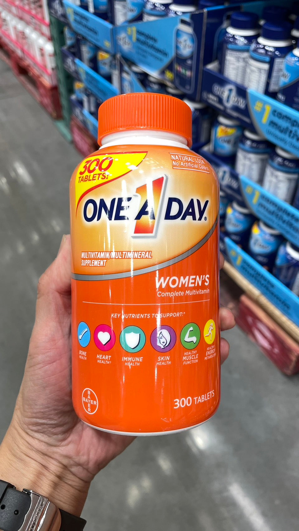One A Day Women's Multivitamin, 300 Tablets 拜耳 One a day 女性綜合維他命300顆入