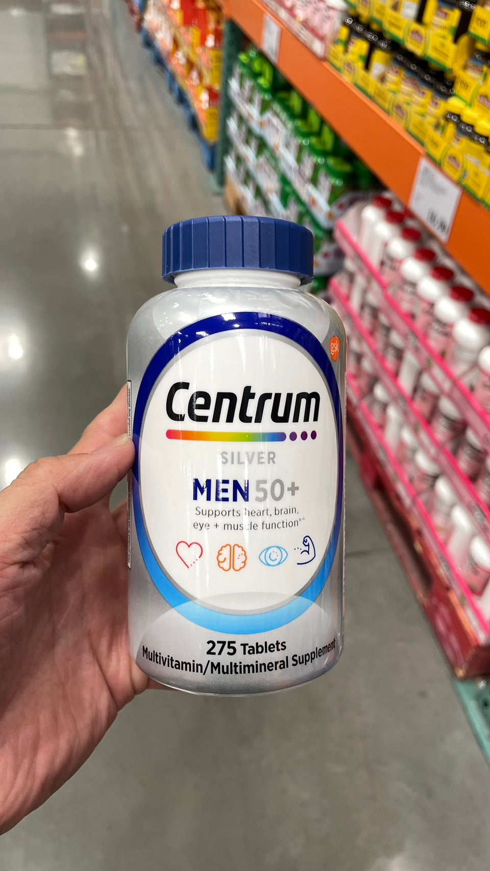 Centrum Silver Men 50+, 275 Tablets 男性 50+ 銀寶善存 275錠