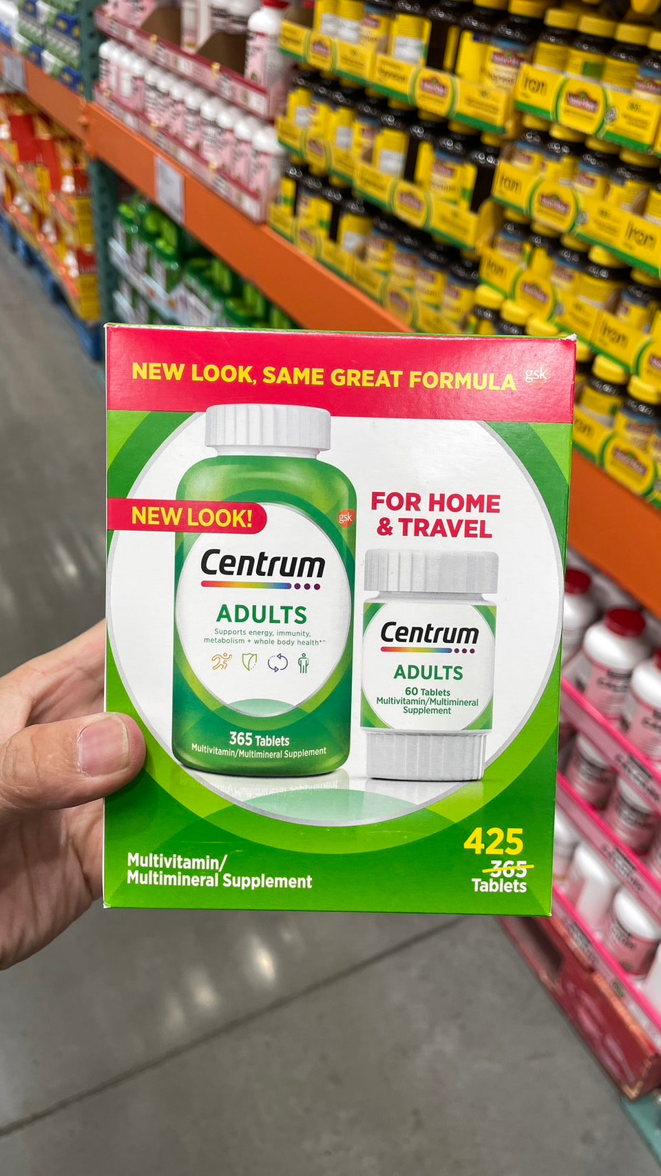 Centrum Adults Multivitamin, 425 Tablets 善存 成人 425 顆