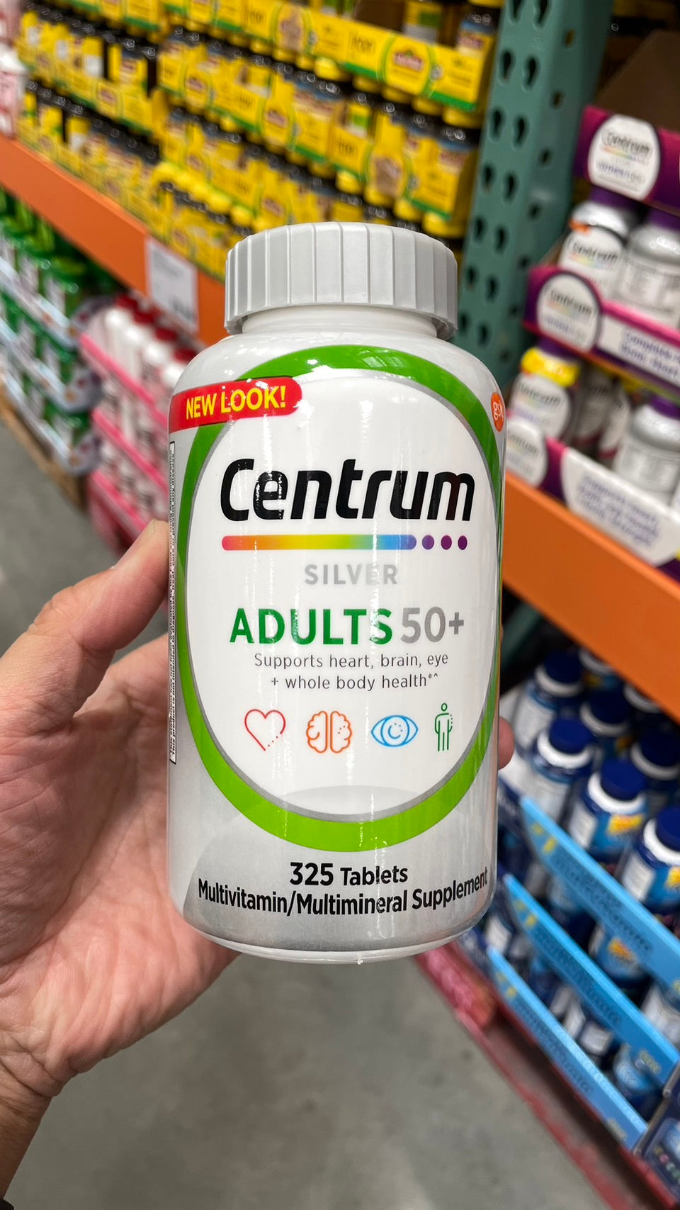 Centrum Silver Adults 50+ Multivitamin, 325 Tablets 銀寶善存 50+ 325粒