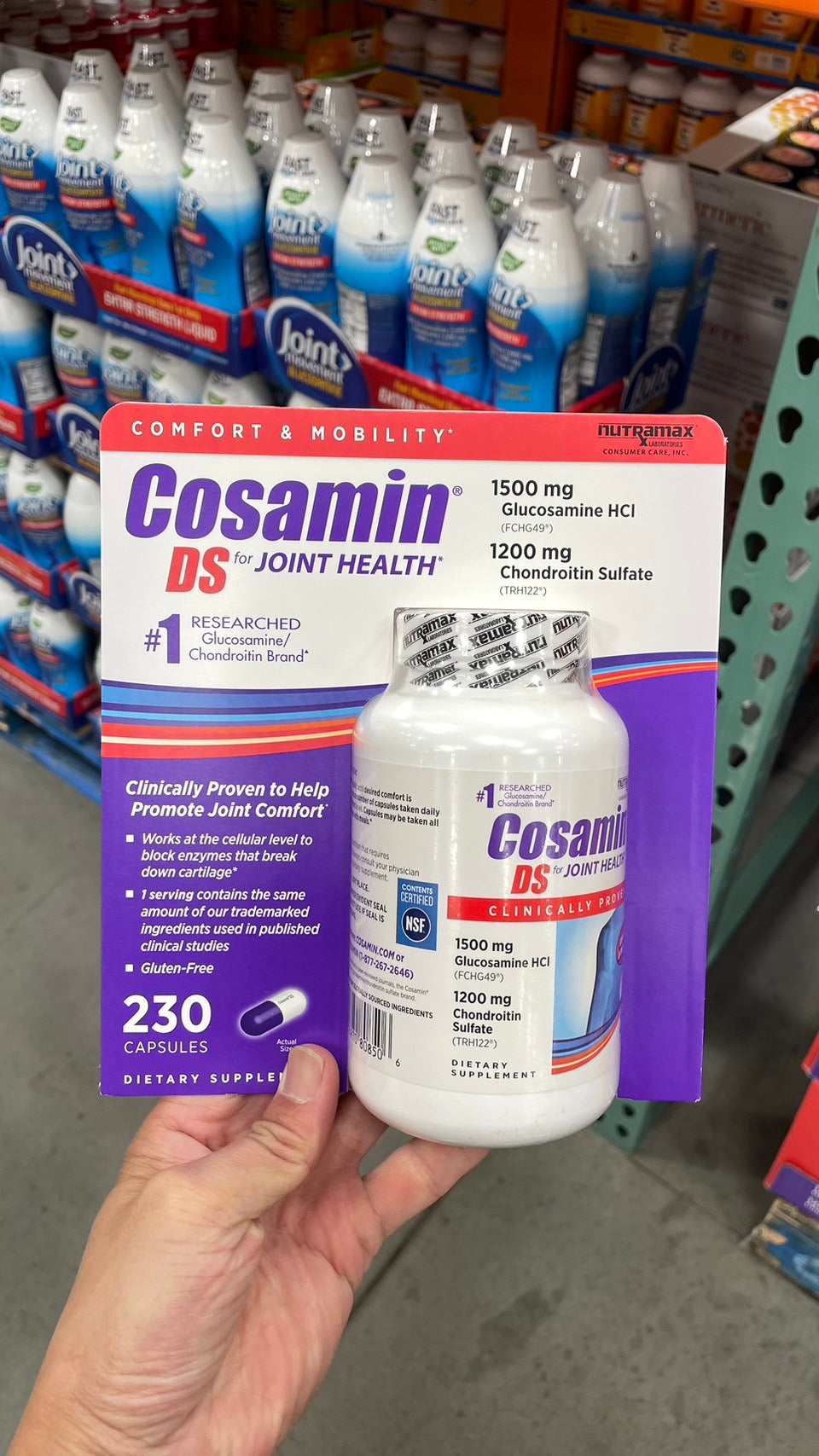 Cosamin DS for Joint Health, 230 Capsules 美國頂級 Cosamin DS Joint Health 230顆 葡萄糖胺