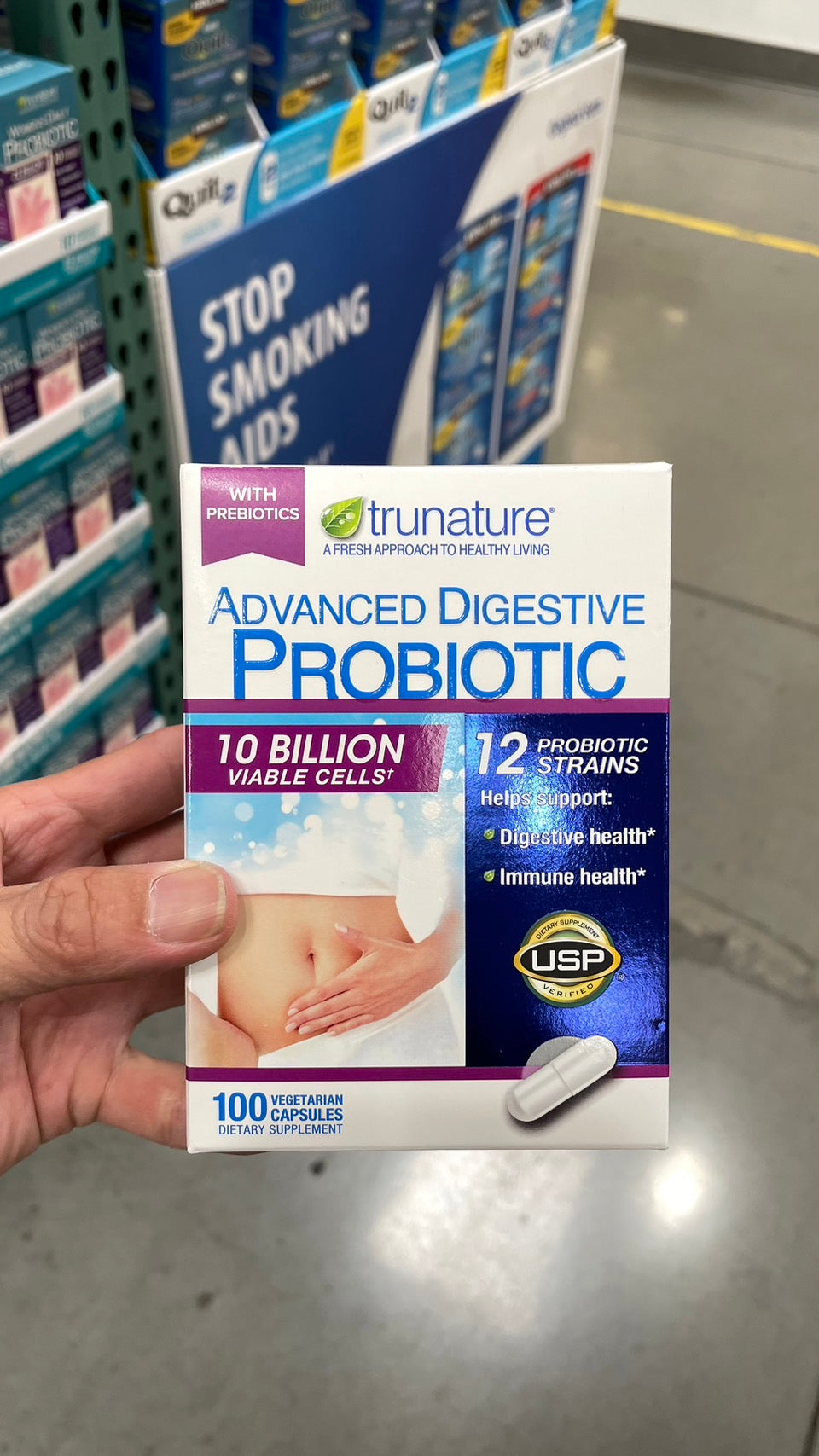 Trunature Advanced Digestive Probiotic, 100 Capsules 消化性先進益生菌,100粒素食膠囊