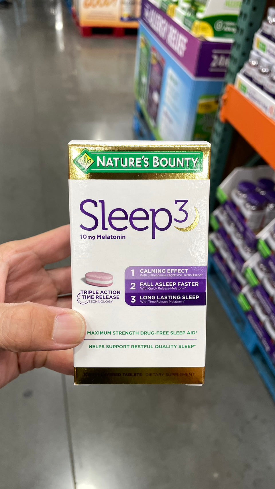 Nature’s Bounty 自然之寶 Sleep3 120顆