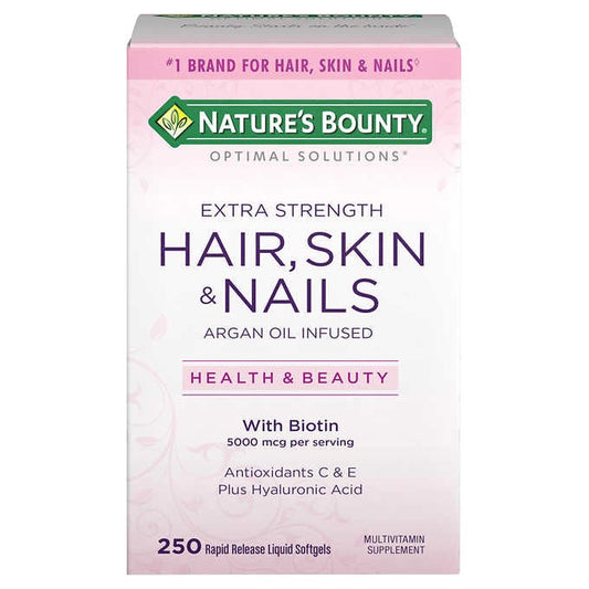 Nature's Bounty hair skin nails 自然之寶 膠原蛋白 250顆