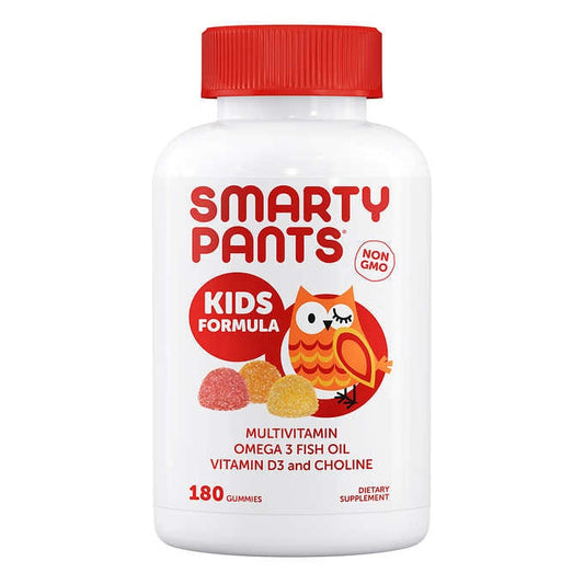 SmartyPants Kids Formula Multivitamin, 180 Gummies SmartyPants 兒童 魚油 綜合維他命軟糖 180 粒