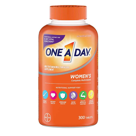 One A Day Women's Multivitamin, 300 Tablets 拜耳 One a day 女性綜合維他命300顆入