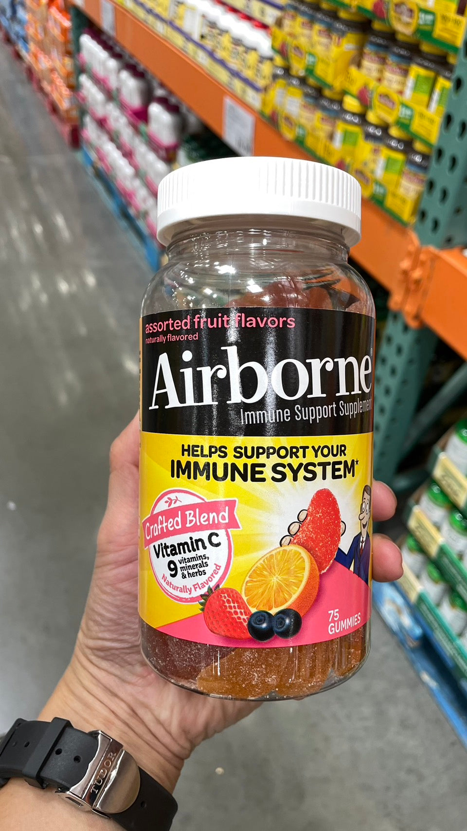 Airborne Immune Support Supplement, 75 Gummies  愛維寶 維生素C抵抗力/免疫力軟糖 75顆