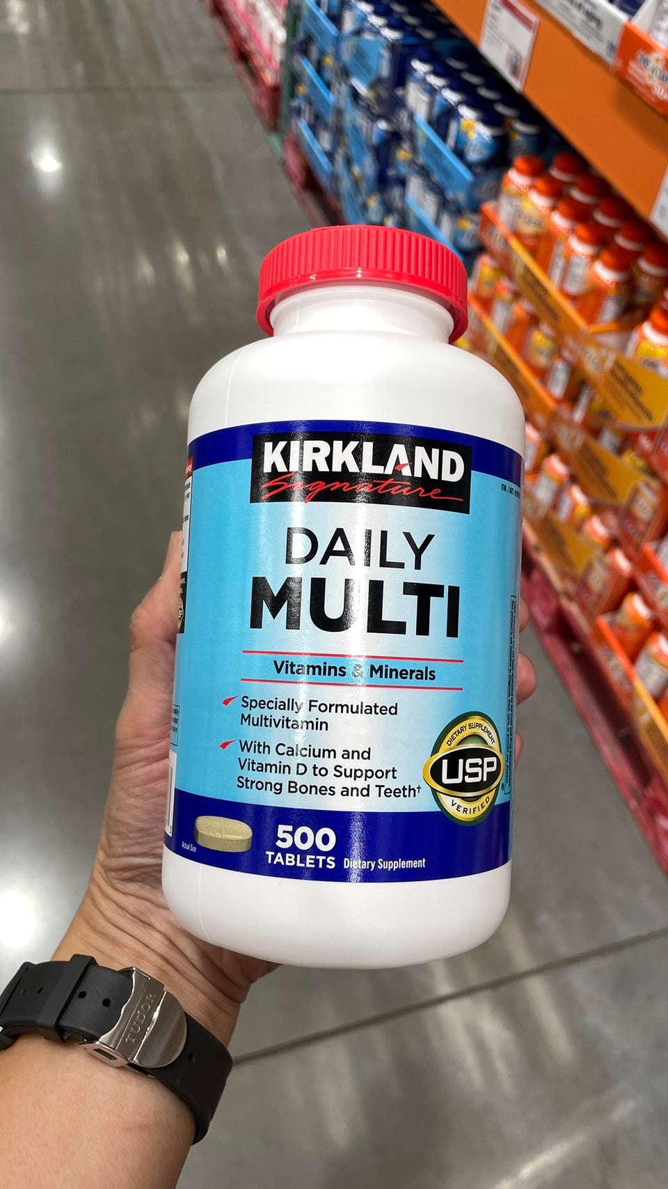 Kirkland Signature Daily Multi, 500 Tablets - 科克蘭 Kirkland Signature Daily Multi 成人綜合維生素與礦物質