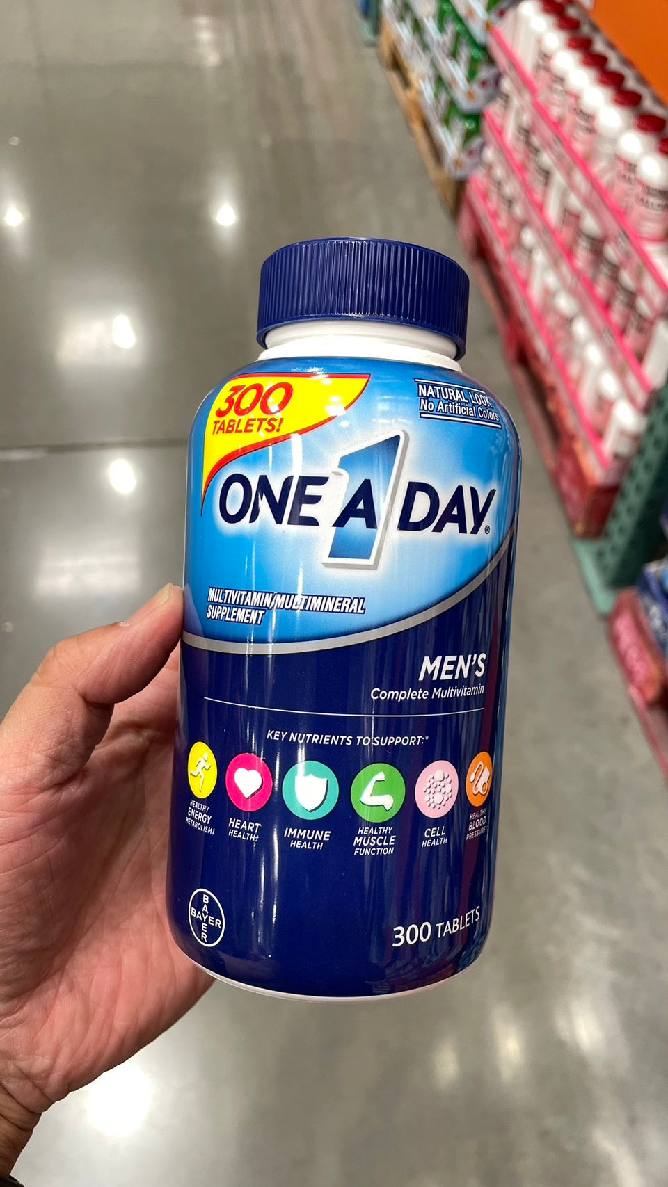 One A Day Men's Multivitamin, 300 Tablets 拜耳 ONE A DAY 男性綜合維他命 300粒