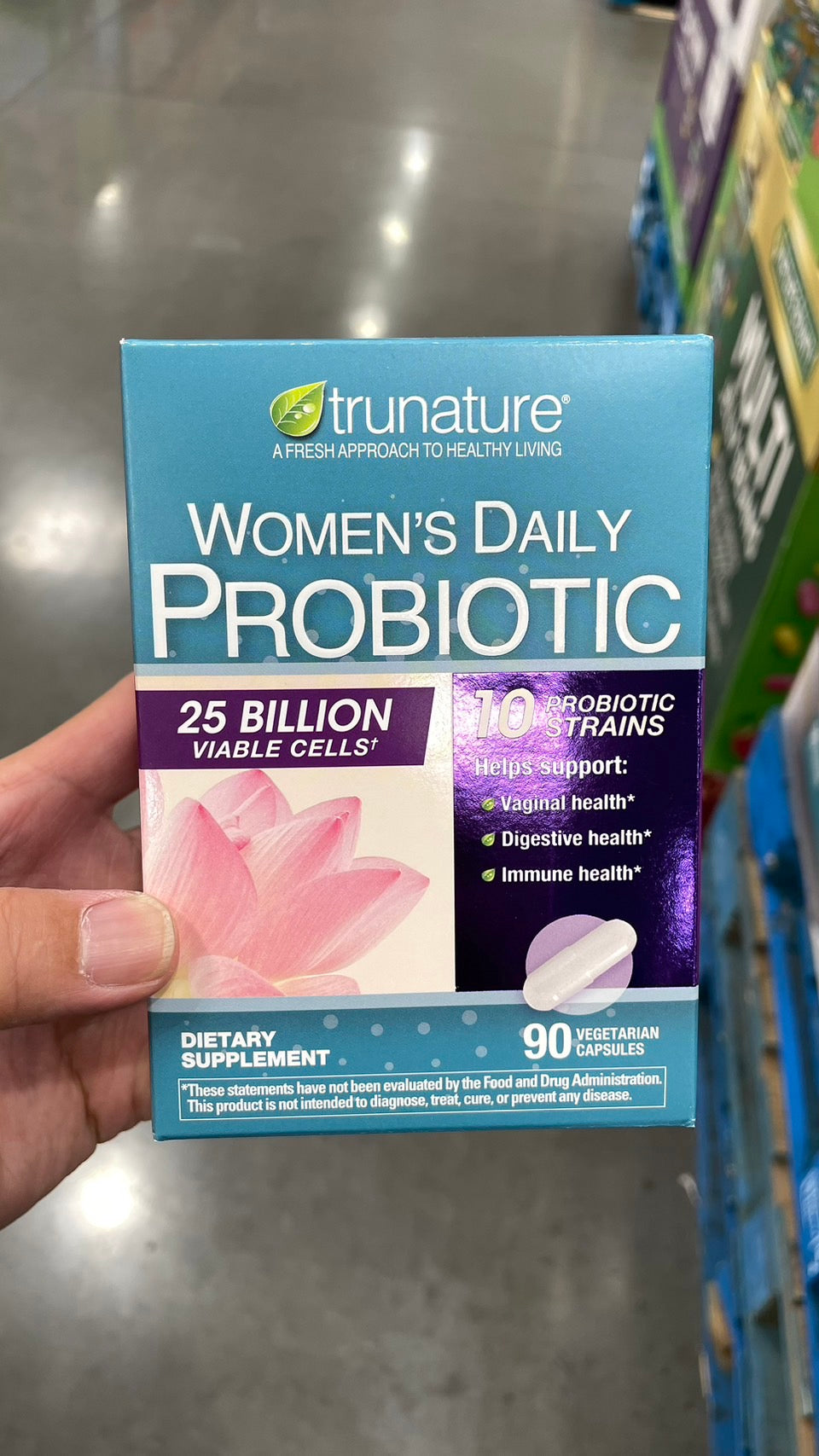Trunature Women's Daily Probiotic, 90 Vegetarian Capsules 女性益生菌(私密保健) 90粒