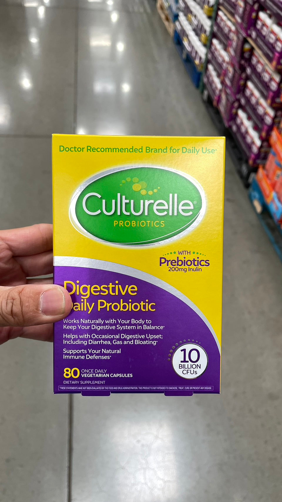 Culturelle Digestive Health Probiotic, 80 Vegetarian Capsules 康翠樂益生菌膠囊 80顆 Probiotics