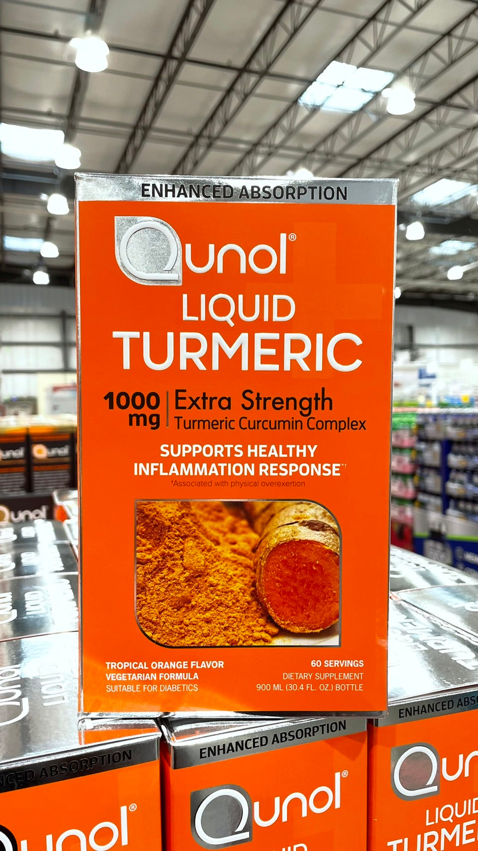 Qunol Liquid Turmeric 1,000 mg., 30.4 Ounces -  美國原裝Qunol Liquid液體薑黃素 Turmeric 1000mg Supplement-900ml