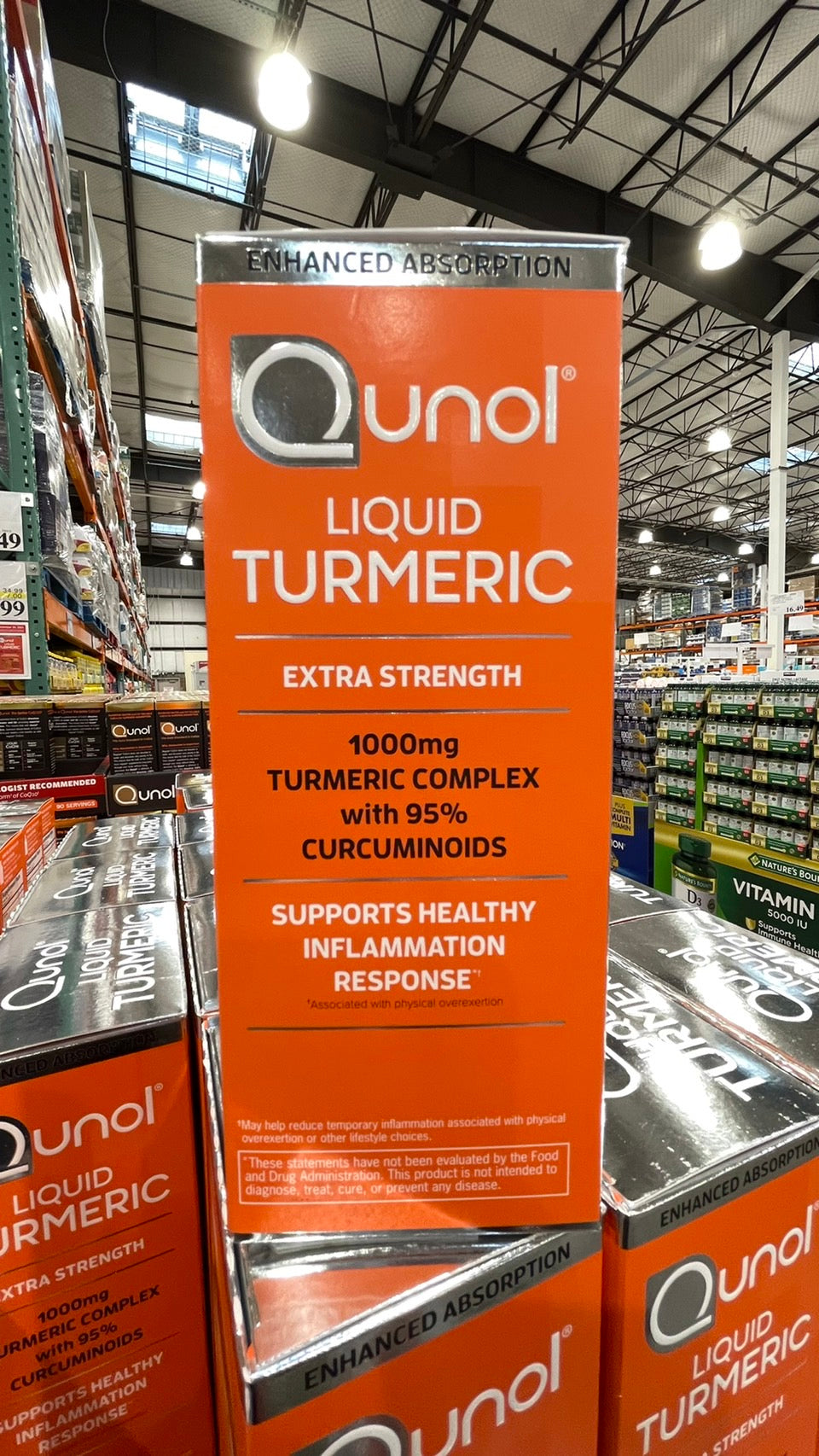 Qunol Liquid Turmeric 1,000 mg., 30.4 Ounces -  美國原裝Qunol Liquid液體薑黃素 Turmeric 1000mg Supplement-900ml