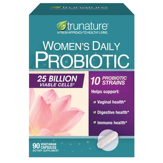 Trunature Women's Daily Probiotic, 90 Vegetarian Capsules 女性益生菌(私密保健) 90粒