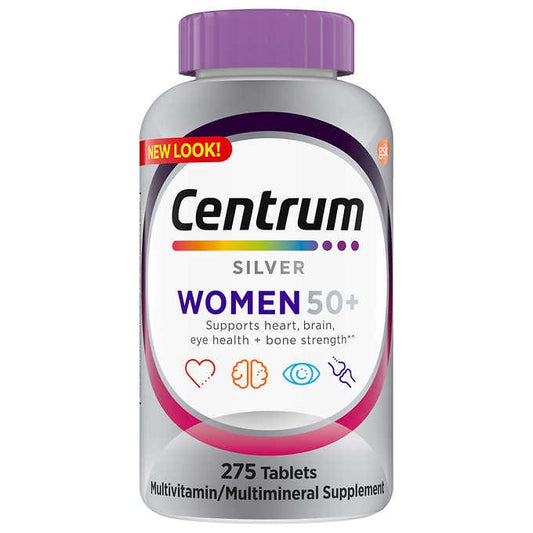 Centrum Silver Women 50+, 275 Tablets 女性 50+ 銀寶善存 275錠