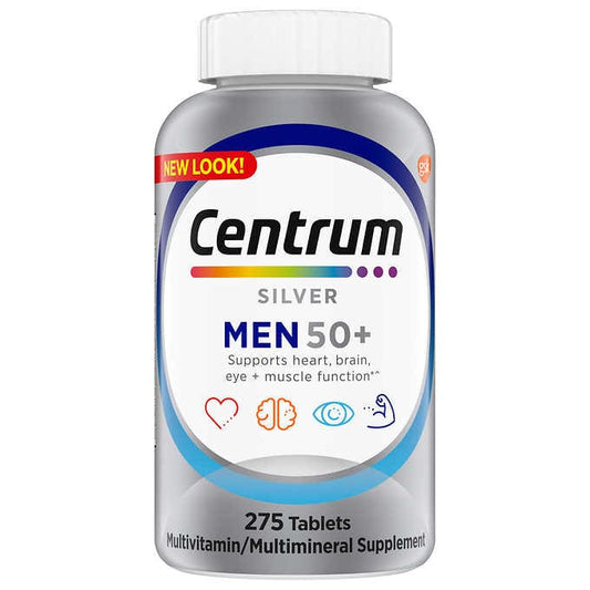 Centrum Silver Men 50+, 275 Tablets 男性 50+ 銀寶善存 275錠